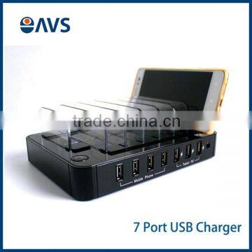 Best Selling 7 Ports Portable Desktop USB Charger for Mobile Phones photo-3