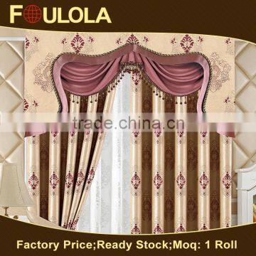 Newest Design Decorative Jacquard Blackout Curtain