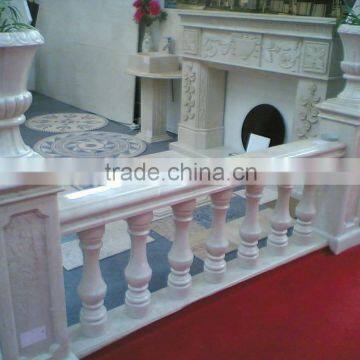 Interior stair railing stone balustrade designs for balcony