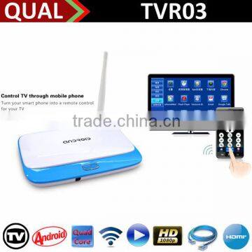Rockchip 3188 quad core black box internet tv receiver 1080P XBMC Remote Control 2.0M 5.0M Camera Optional B