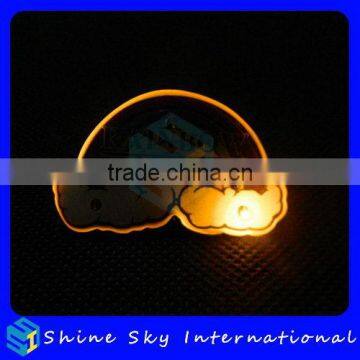 Special Antique Heart Shape Led Flashing Badge