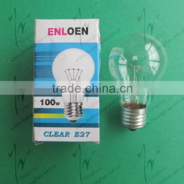 100W Clear Bulb, 220-240V, E27,A55