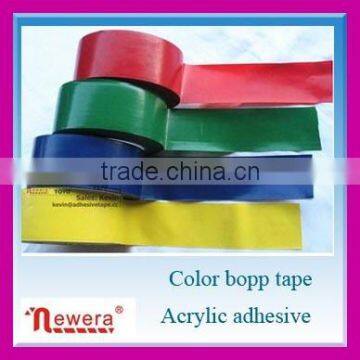 Clear and color Bopp package tape for merchandise packing purpose
