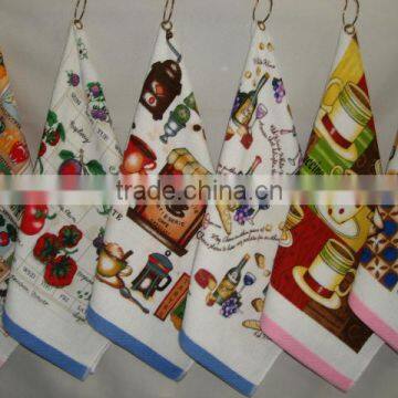 cotton printed kitchen towel/tea towel softextile wholesale made in China