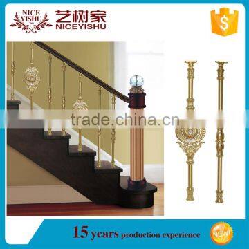 ornamental steel stair railing design for sale / decorative wrought iron handrails supply