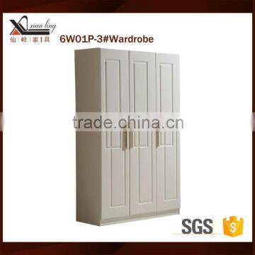 Simple laminate 3 door bedroom wardrobe designs