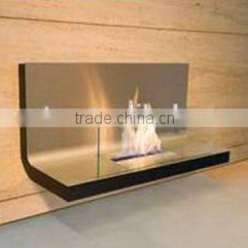 wall mounted ethanol fireplace without remote control