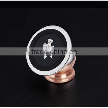 Hot Selling 360 Degree Universal Magnetic Car Mobile Phone Stand With Creative Auto Logo for Phone and Tablet pc