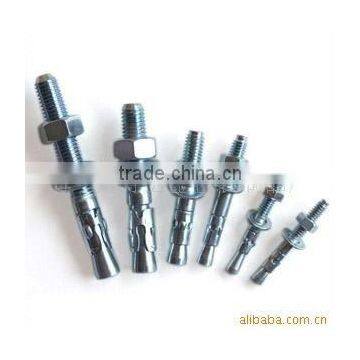 Yellow Zinc Wedge Anchor Bolts Carbon Steel Q195
