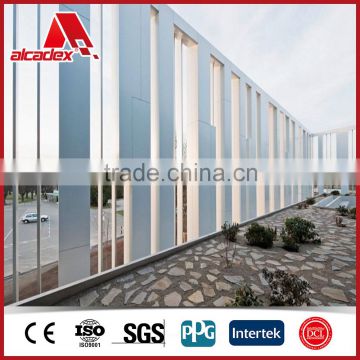 Pure white aluminium composite panel acp building embellishment