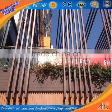 New Case ! 6000 series Grade alloy wood grain Aluminium tube 150mm ,Structural aluminium hanging ceiling tube