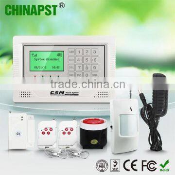 GSM auto dial High Quality Business/ Home Alarm Systems house security guarding Usage home Security alarm PST-GA104TCQ