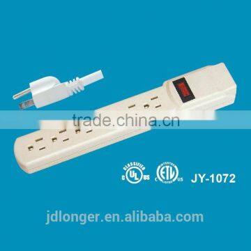 6/1 way American Socket Cheap and good quality UL approval power strip china socket 10a 110v