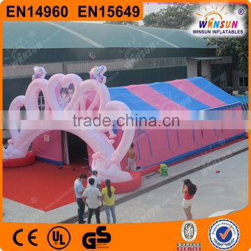 luxury interior decoration large inflatable tent for banquet