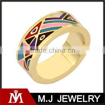 316L Stainless Steel Enamel Ring