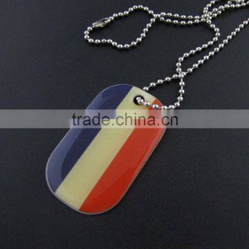 Scotland Highland Poppy Run Printing Dog Tags