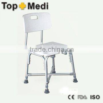 Adjustable Height Lightweight Medical Shower Chair Bath Bench for Patient