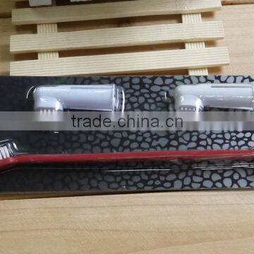 multi-function pet toothbrush in blistercard