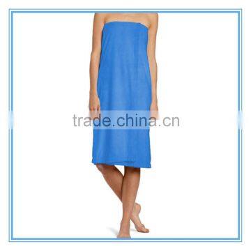 Blue color microfiber pareo towel