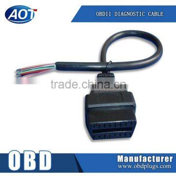 Cable, J1962F to Open End, 0.5meter