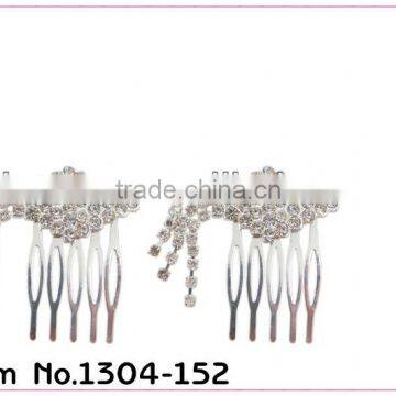 Hot sale!!!fashion diamante hair comb for woman