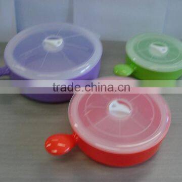 5pcs Deluxe Microwave Oven Seal Fresh Bowl Set With Handle photo-3