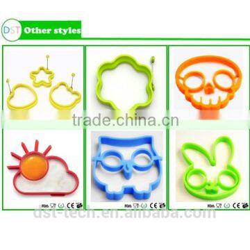 FDA Approved Heat Resistant Egg Mould,silicone Egg Ring in Different Shape photo-5