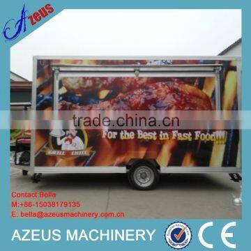 Small Size Mobile Kebab Van With Big Wheels photo-2