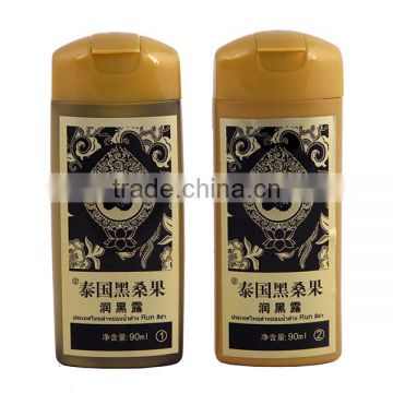 hot sale thailand herbal fruit Black Hair Dye shampoo