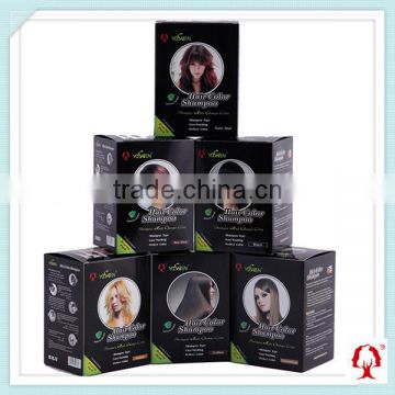 Fashion hair color shampoo new styles shinny coloring hair dye manufacturer