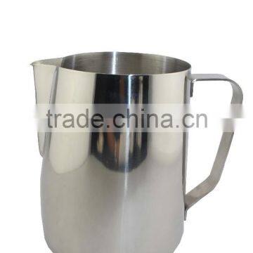 stainless steel milk jug,coffee and milk fronting pitcher stainless steel milk jug