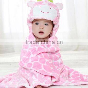 Kids animal flannel fleece bathrobe
