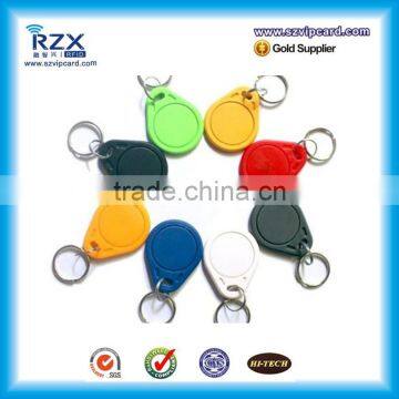 13.56Mhz ABS Smart key tag rfid keyfob for access control