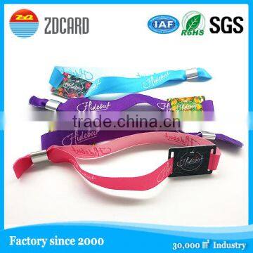 Professional manufacturer nfc woven wristband bracelet