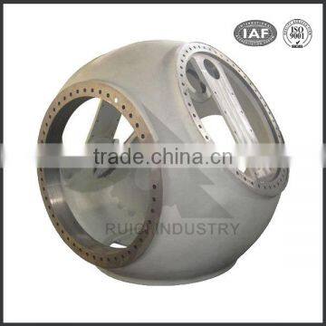 china turbine cast iron hub of wind power generator