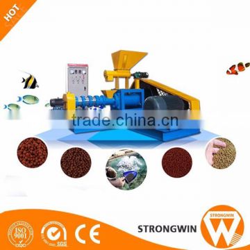 Professional manufacturer Strongwin supply floating fish feed pellet machine fish food