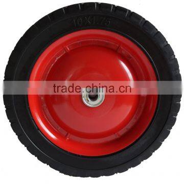 Ball Bearing Steel rubber Wheels Diamond Tread 1/2" Bore Stens