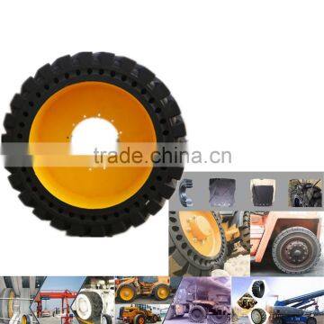 Solid Tire Shanghai Tire and Nature Tread Rubber photo-2