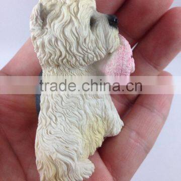 Westie Dog Fridge Magnets Souvenir Refrigerator Magnets Toy Dogs 3D Resin photo-3