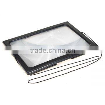 Hands Free A4 Full Page Large Magnifier Magnifying Glass Lens for Reading /Cord photo-5