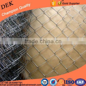 Galvanized chain link fence( diamond wire mesh), PVC Coated Chain Link Fence