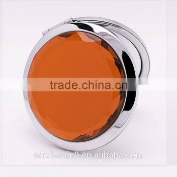 Crystal Metal Cosmetic Mirror Pocket Mirror Compact Mirror photo-2