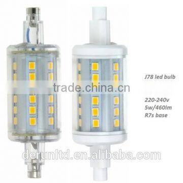 J78 5W 460LM 360degree R7S Corn LED 50w Incandescent Replacement PC Plastic 5050 Smd photo-3