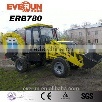 Hydraulic Polit Control EVERUN 4WD Backhoe Loader for Sale photo-5