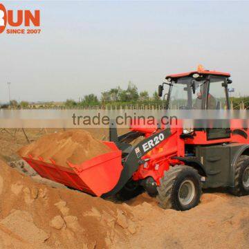 Everun ER20 Farm Front End Mini Wheel Loader With High-Quality Cooling System photo-4