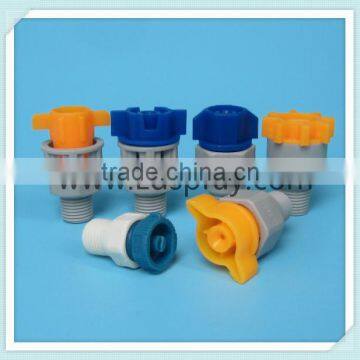 1/8",1/4",3/8",BSPT PP or plastic flat fan water spray nozzles