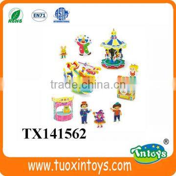 3D Paper Puzzle Castle Building Designs Intelligent Toys for Kids 66pcs photo-6