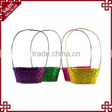 Easter Decoration Items Wholesale Cheap Colorful Felt Easter Basket photo-2