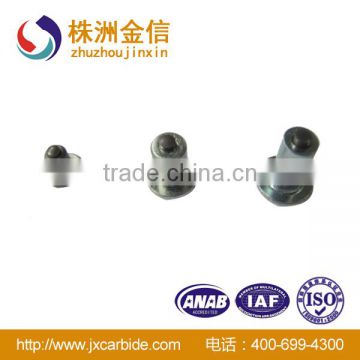 Zhuzhou Cemented Carbide Antiskid truck wheel studs,car tire studs Carbide Wheel Stud ,bolt wheel studs for trucks