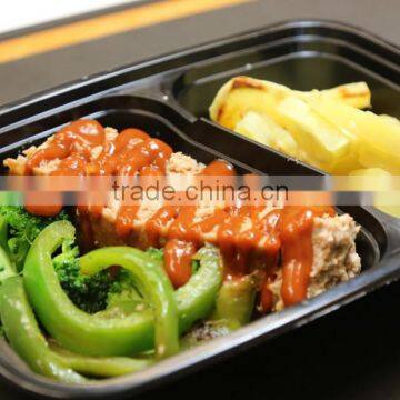 Why Choose Disposable Plastic Microwave Safe Food Container 2 Compartments photo-2